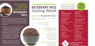 Thai Riceberry Tasting Week Starts May 15 in Vancouver Global EAT - Thai Riceberry Tasting Week