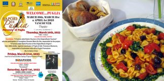 Flavours of Puglia returns to Vancouver on March 31 Global EAT - Flavours of Puglia