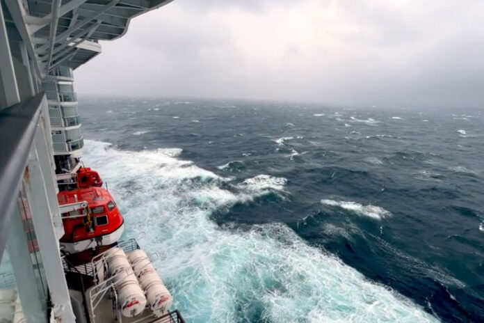 Cruise Ship Navigating Stormy Waters Global EAT - Cruise Cancellations: When Global Crises Disrupt Travel